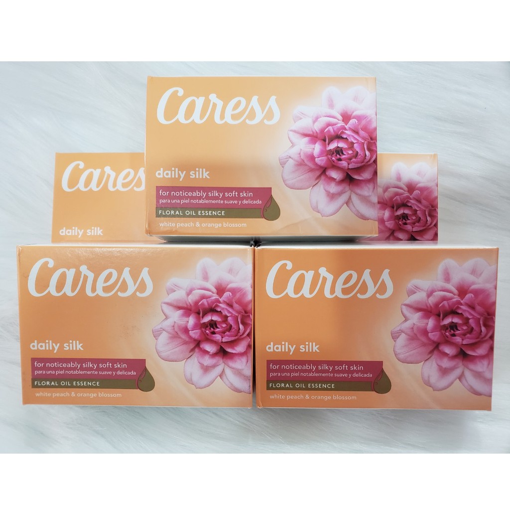 (HCM)Xà bông cục Caress Daily Silk siêu thơm - Mỹ