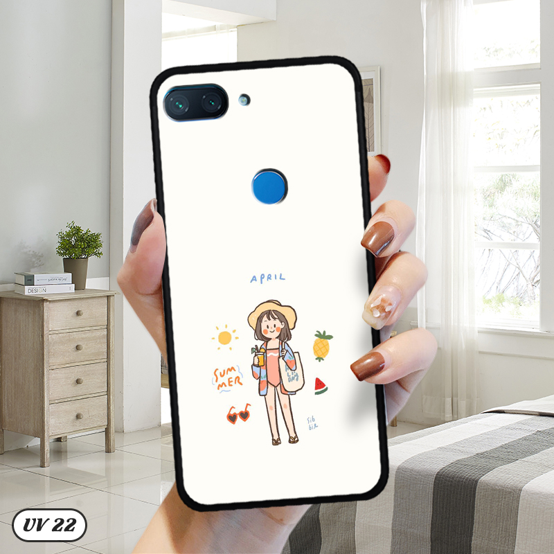 Ốp Xiaomi Mi 8 Lite lưng nhám -ngộ nghĩnh