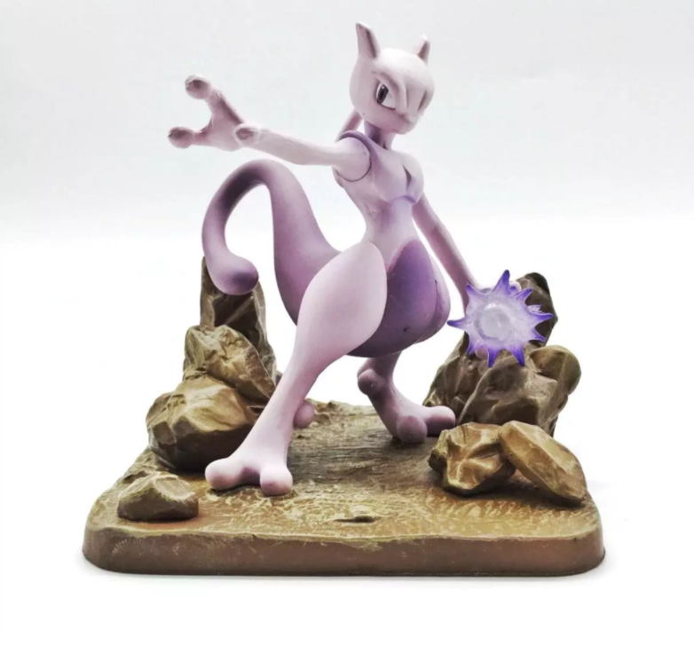 Mô Hình Figure Pokemon - Pokemon Mewtwo ss1 sắc nét mà đẹp chuẩn hình Mô hình trang trí sưu tầm