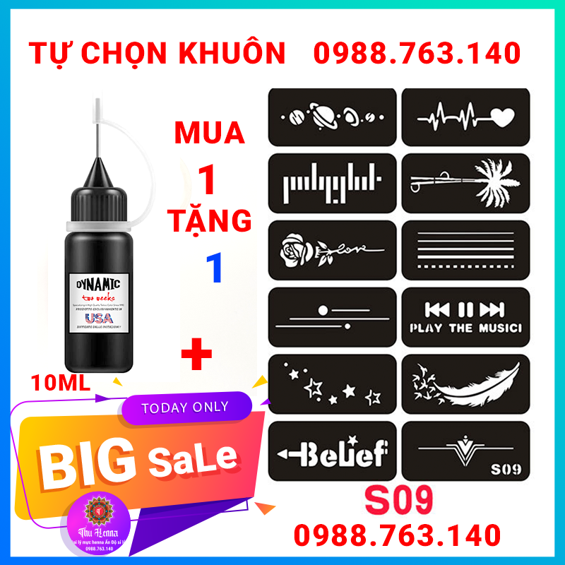 SALE Hình xăm tạm thời 15 ngày 1 lọ mực 10ml và 1 bảng khuôn A4 tự chọn  mẫu  Shopee Việt Nam