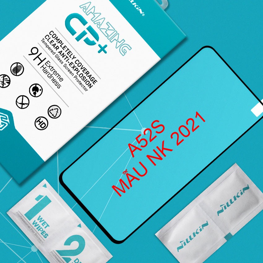 Kính cường lực cho Samsung Galaxy S20 FE/A51/A52/A52S/A02/A02S/A03/A03S/A12/A13/A22 4G/A22 5G Full màn hình hiệu Nillkin.tw mẫu 2021 mã P3