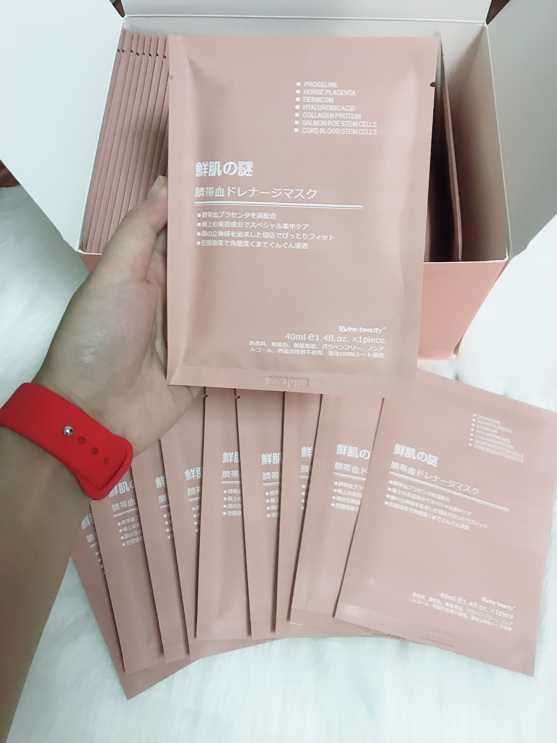 Set 10 mặt nạ nhau thai cừu