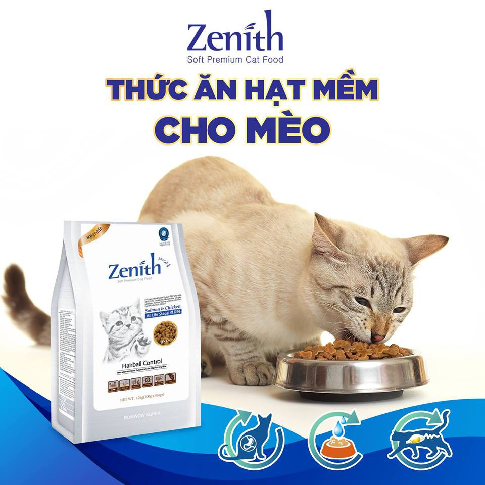 THỨC ĂN HẠT MỀM CHO MÈO ZENITH CAT - HÀN QUỐC
