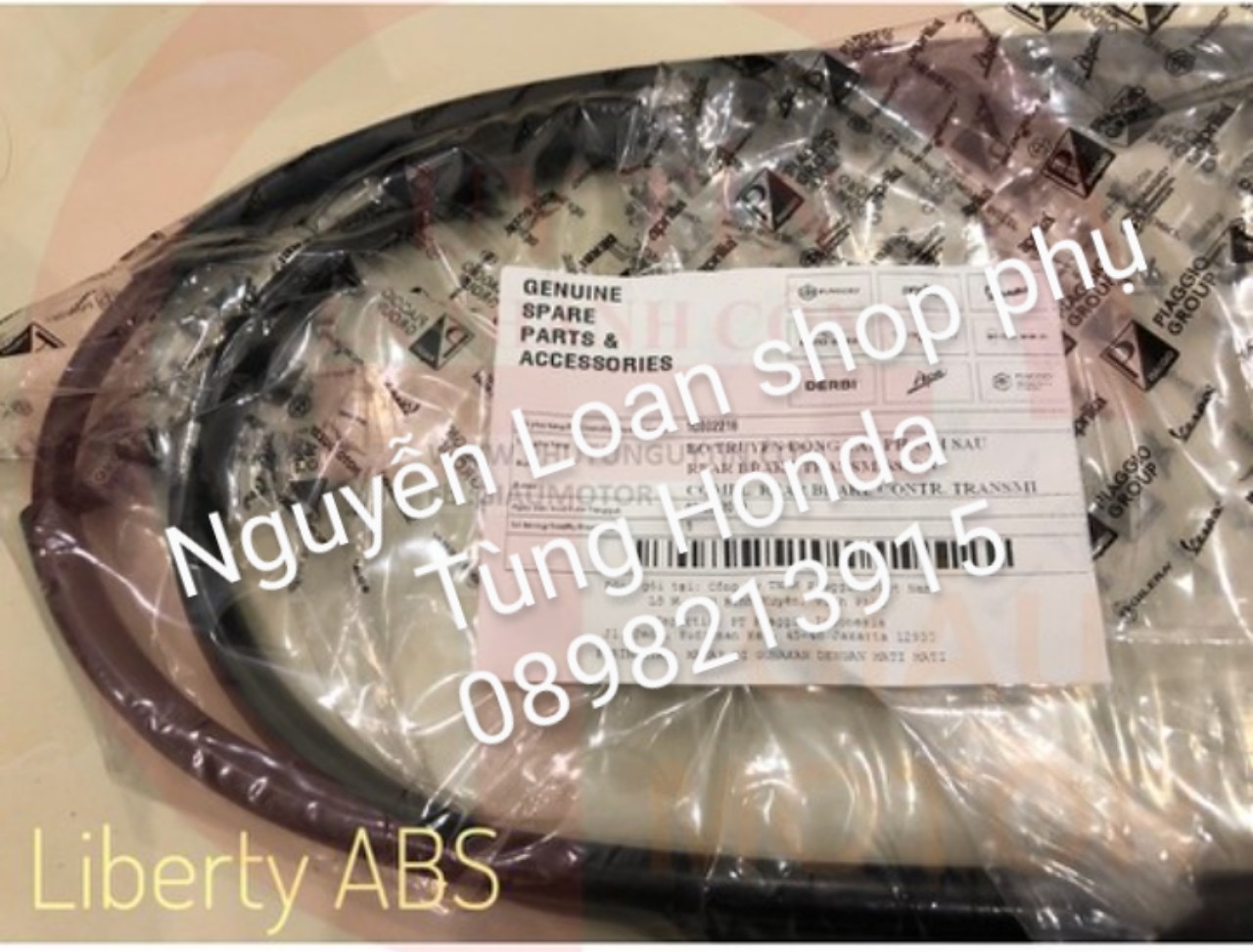 Dây thắng sau cho xe Piaggio Liberty- ABS dài 2m