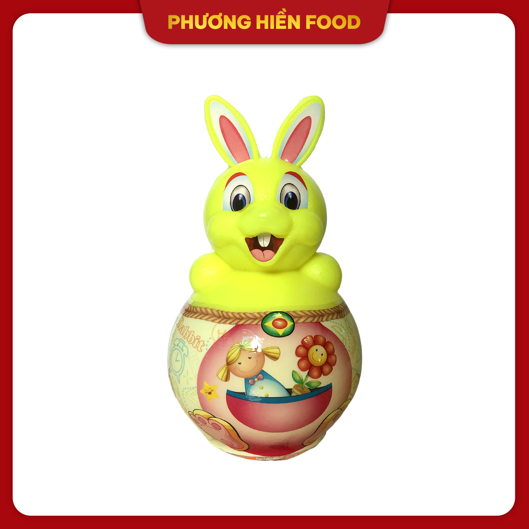 [ kẹo đồ chơi trẻ em ] Kẹo trái cây Popop - Thỏ lật đật 20g