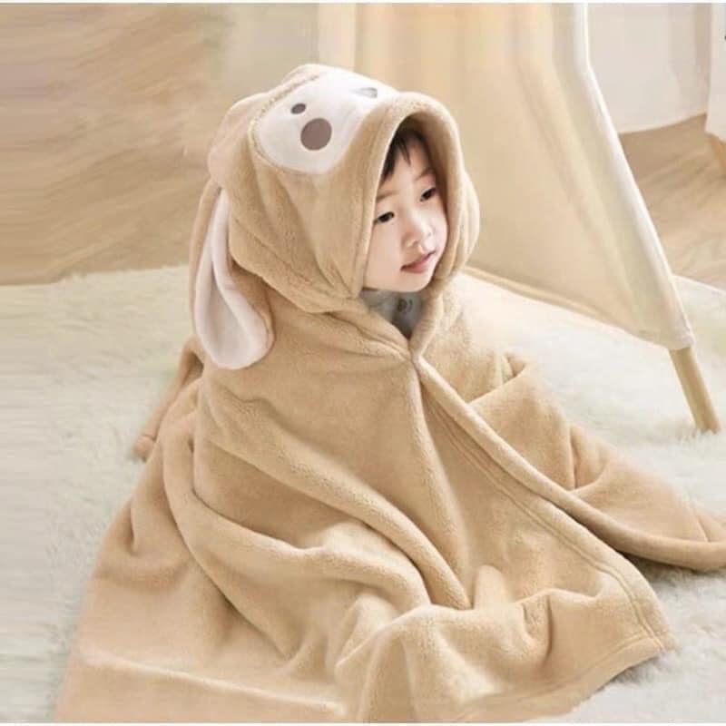 Áo choàng tắm cho bé có mũ , khăn choàng tắm nhiều màu cho bé yêu
