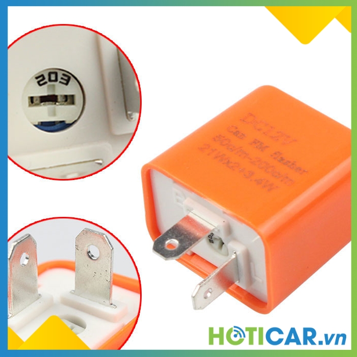Cục chớp xi nhan điện tử 12V xe máy CF12-1