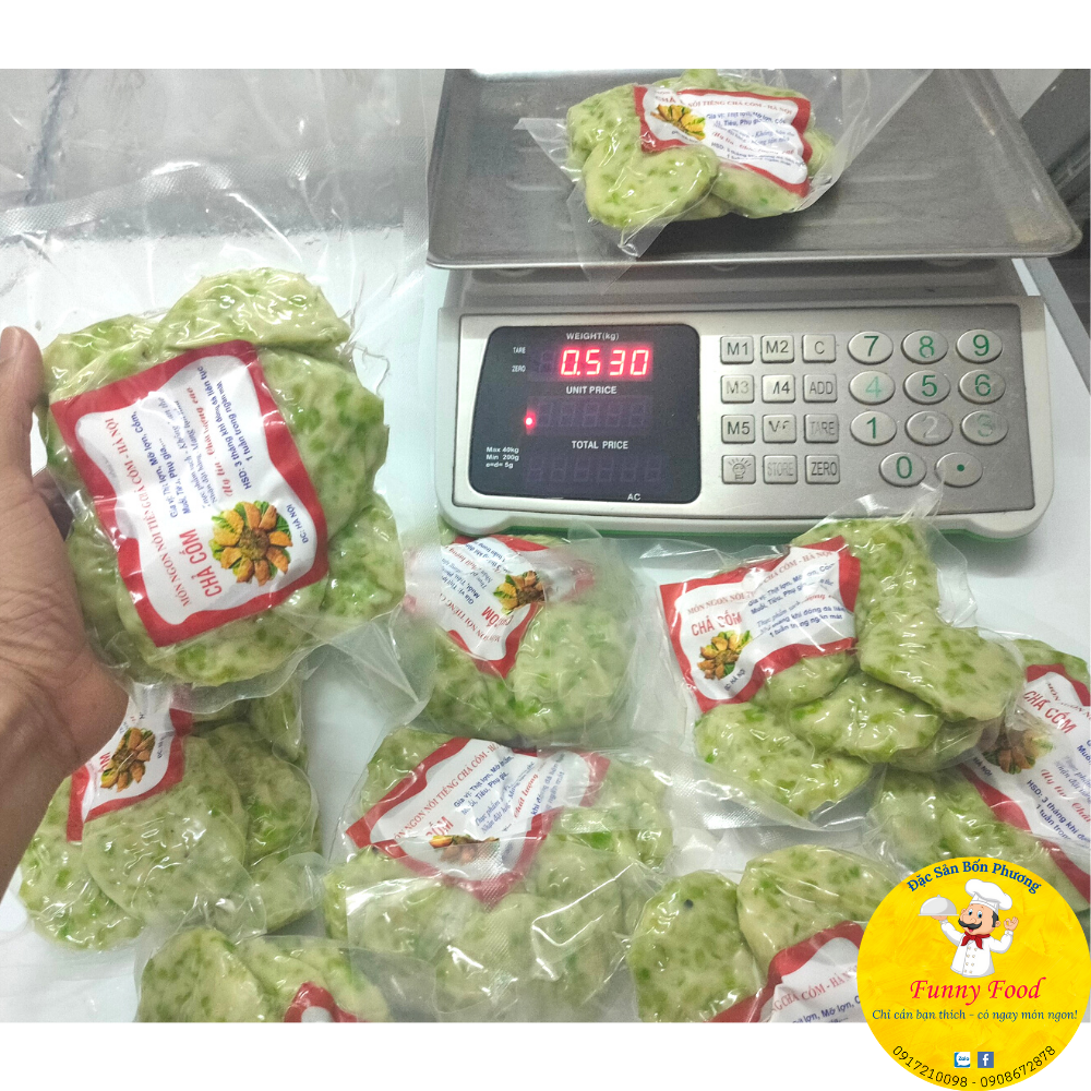 [ HOÀN TIỀN 10% ]Chả Cốm Hà Nội – Chả Cốm 500g – [Ship Hỏa Tốc HCM] – Funnyfood