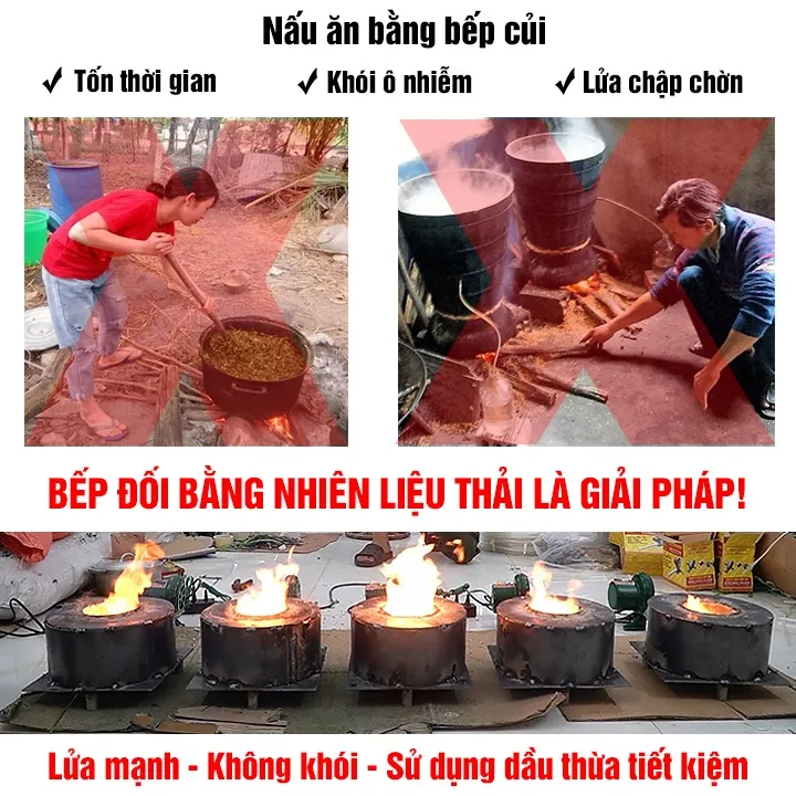 [SIÊU RẺ] Bếp đun dầu nhớt thải cỡ to đường kính 24cm