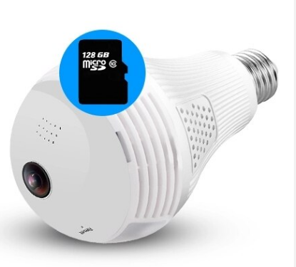 Camera wifi IPC360 PRO kiểu dáng độc đáo chui xoay sử dụng trong nhà quay đêm có màu - hỗ trợ khe cấm thẻ nhớ