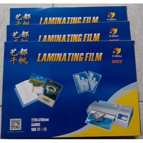 Màng Ép Plastic YIDU A4 55 Mic (100 Tờ/ Xấp)