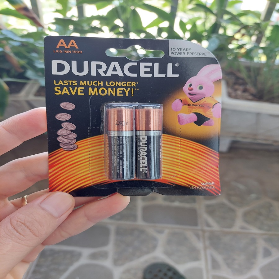 Pin tiểu Duracell Alkaline AA LR6 1.5V (vỉ 2 viên)