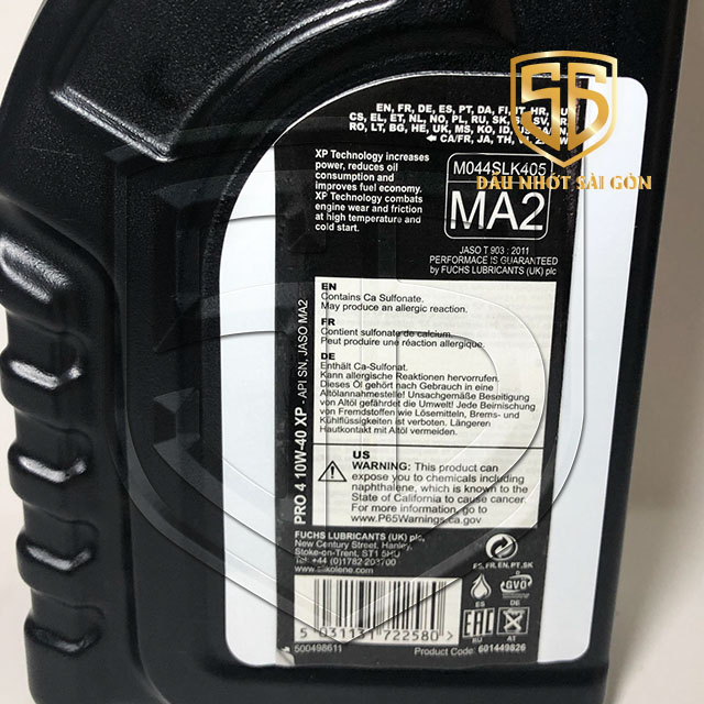 [HCM]Nhớt Fuchs Silkolene Pro4 10W40 1L