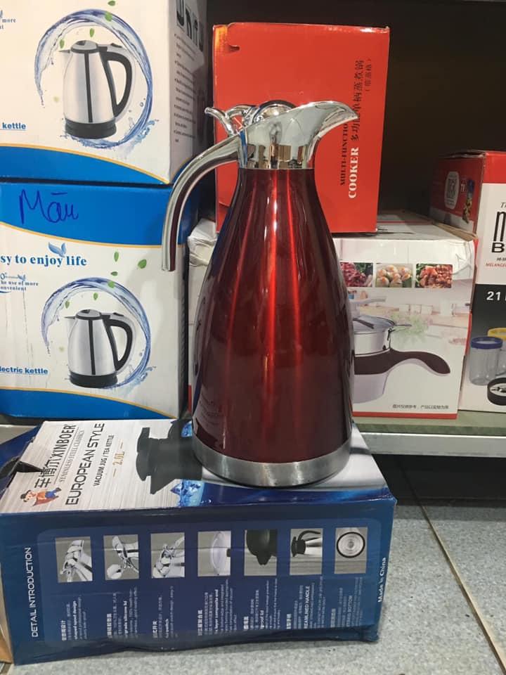 Phích giữ nhiệt 2L vỏ inox