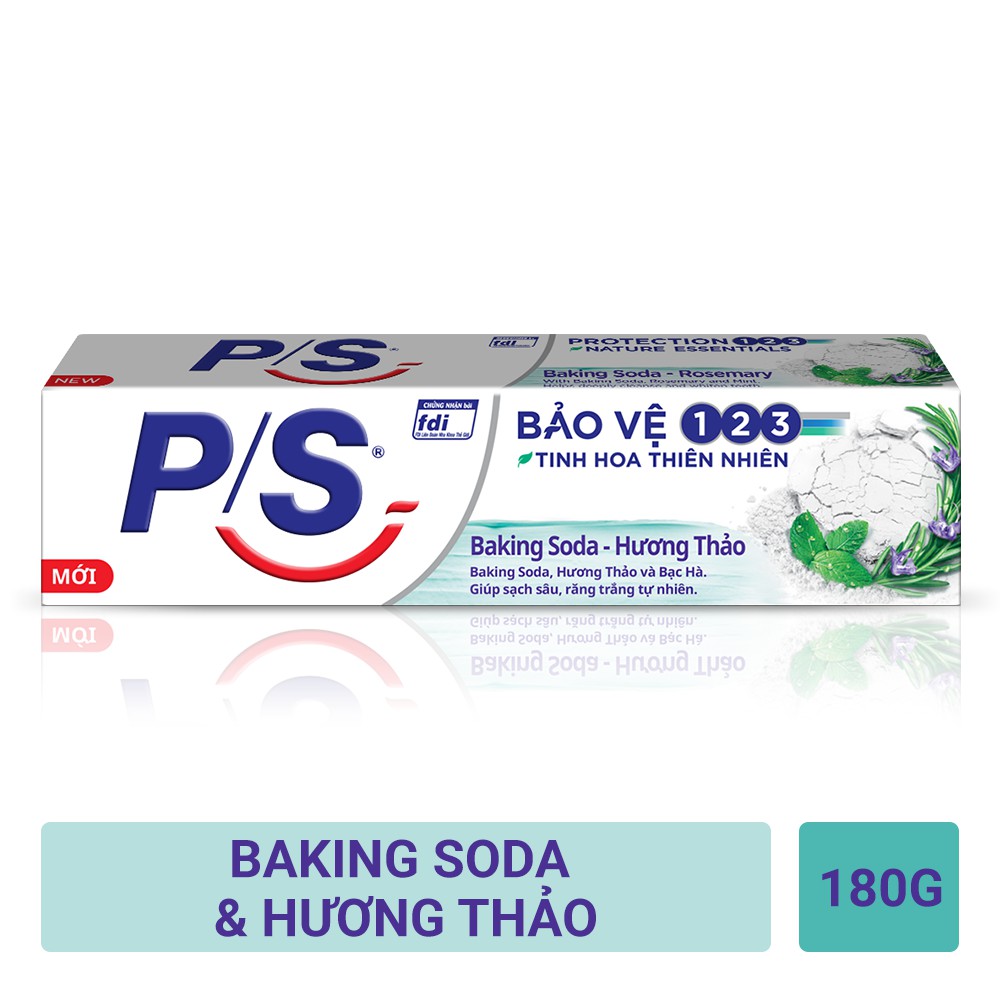 Kem đánh răng P/S Baking Soda 180g