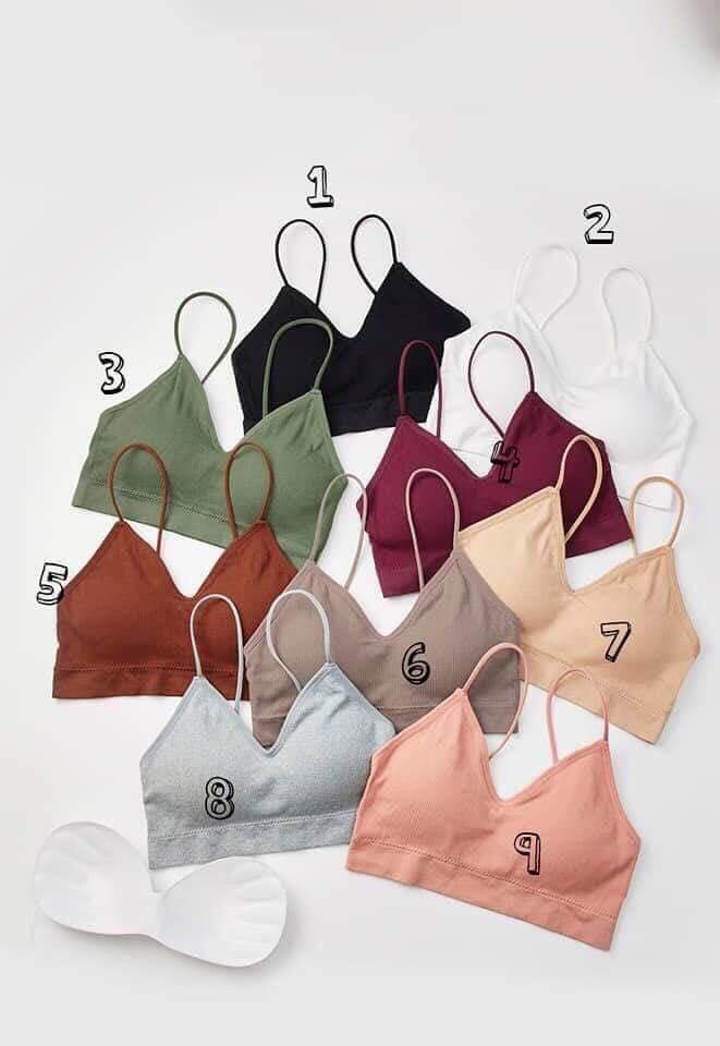 COMBO 2 Áo ngực bara tăm dây bản nhỏ #832