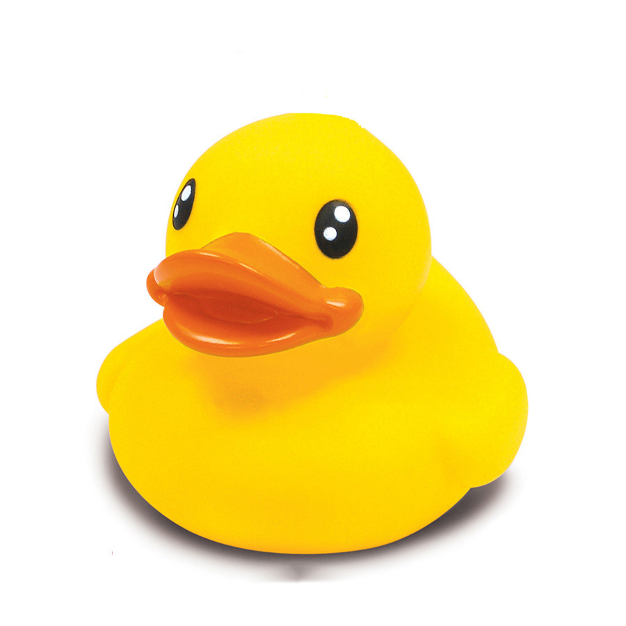 [HOÀN TIỀN 10%]Đồ chơi vịt cao su chút chít 10.5x9cm - Cutepets