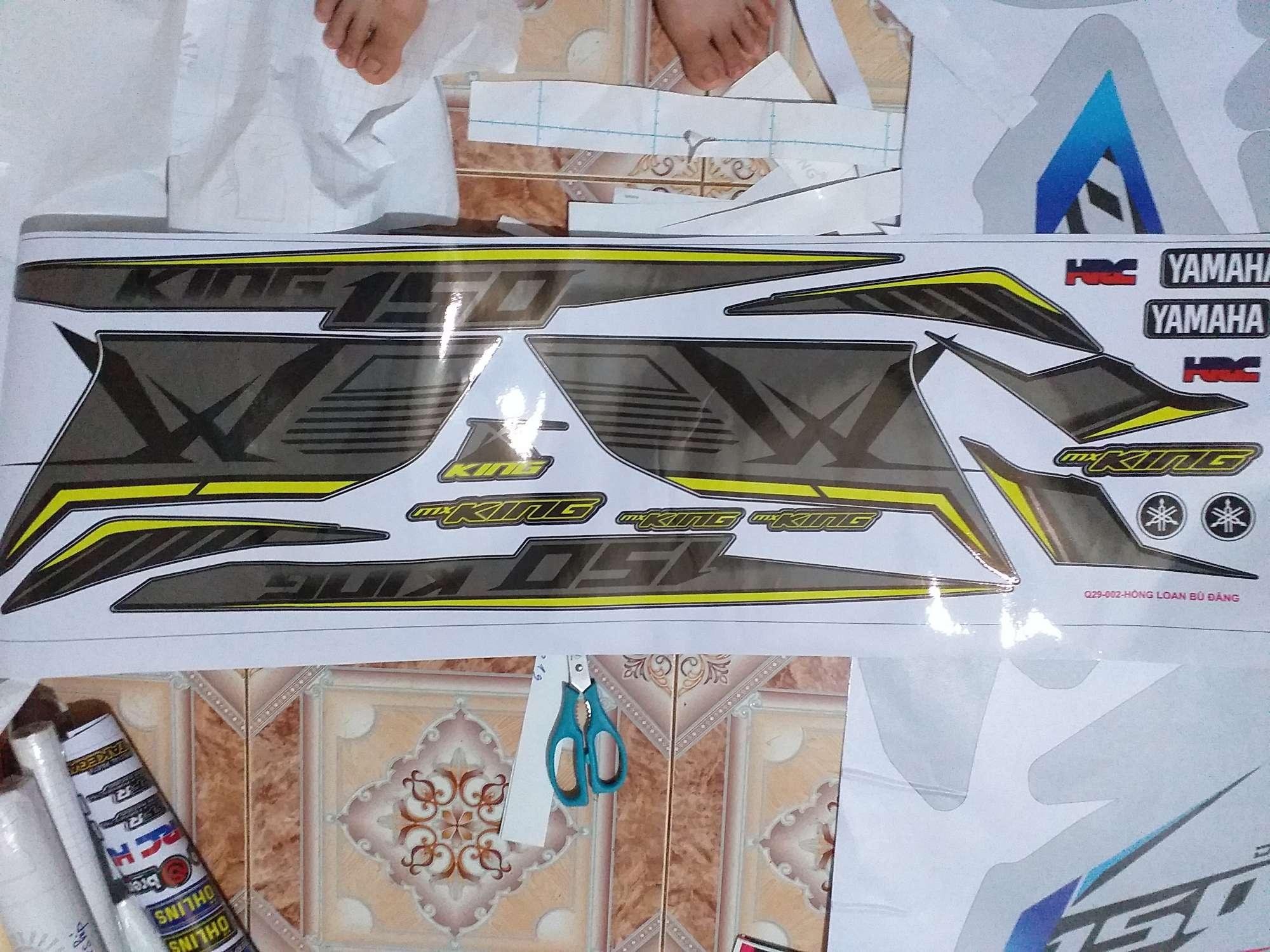 tem rời ex 150 mxking đặt in