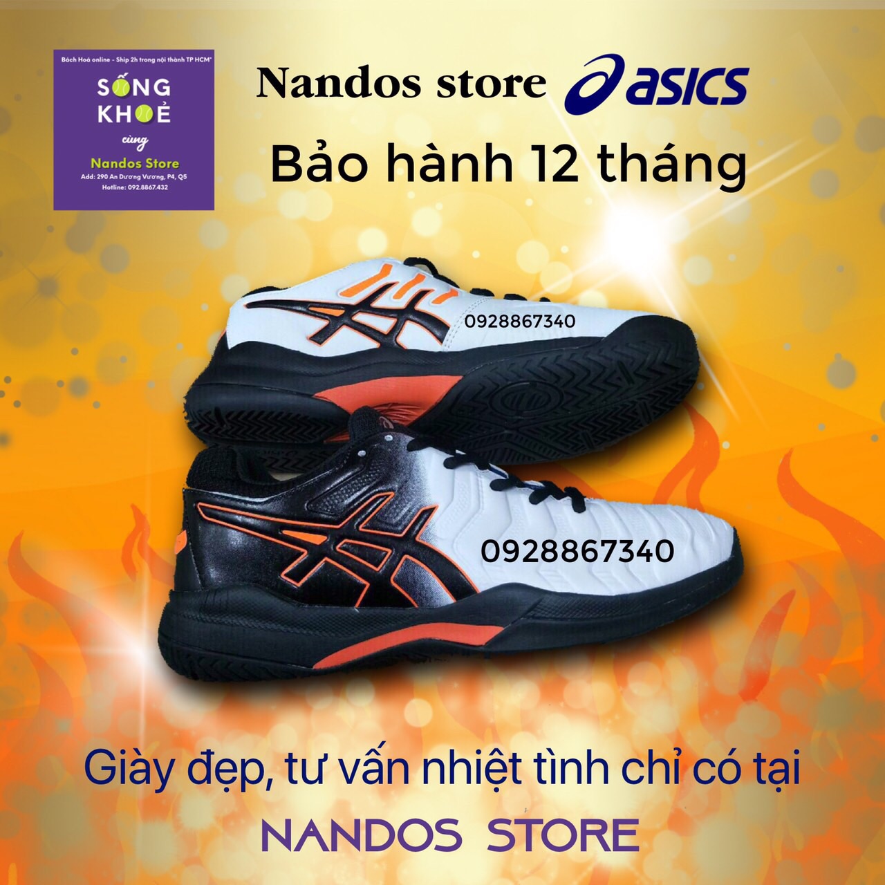 [HCM][GIẢM GIÁ 26%] GIÀY TENNIS ASICS DJOKOVIC T11/2022