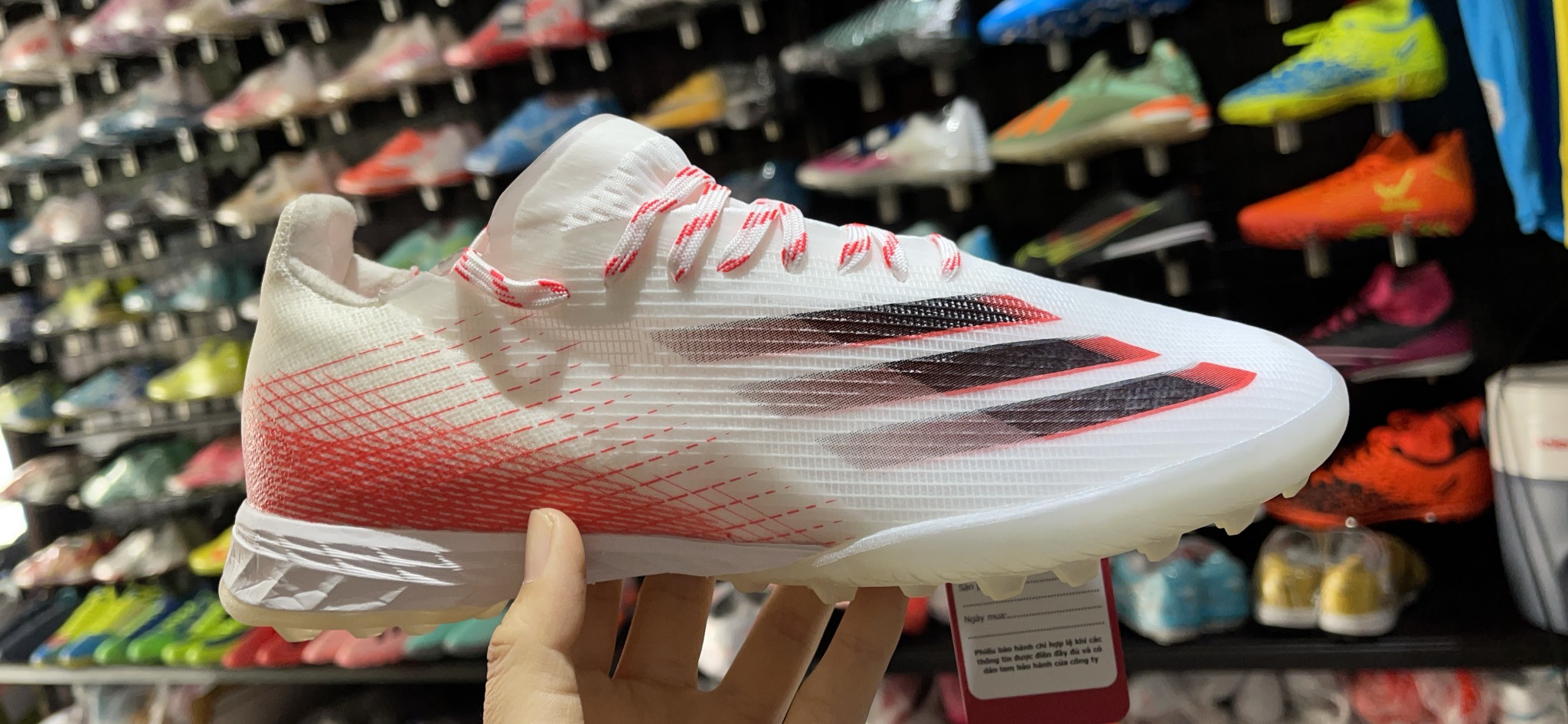 Giày adidas X Ghosted.1  Màu trắng đỏ - trắng đồng