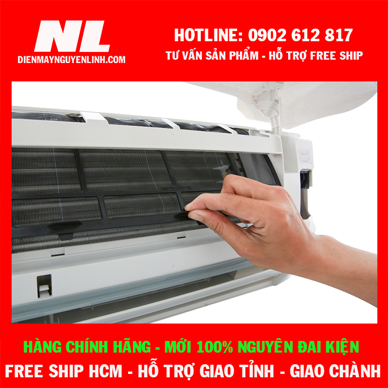 [HCM]Máy lạnh Sharp Inverter 1 HP AH-XP10WMW