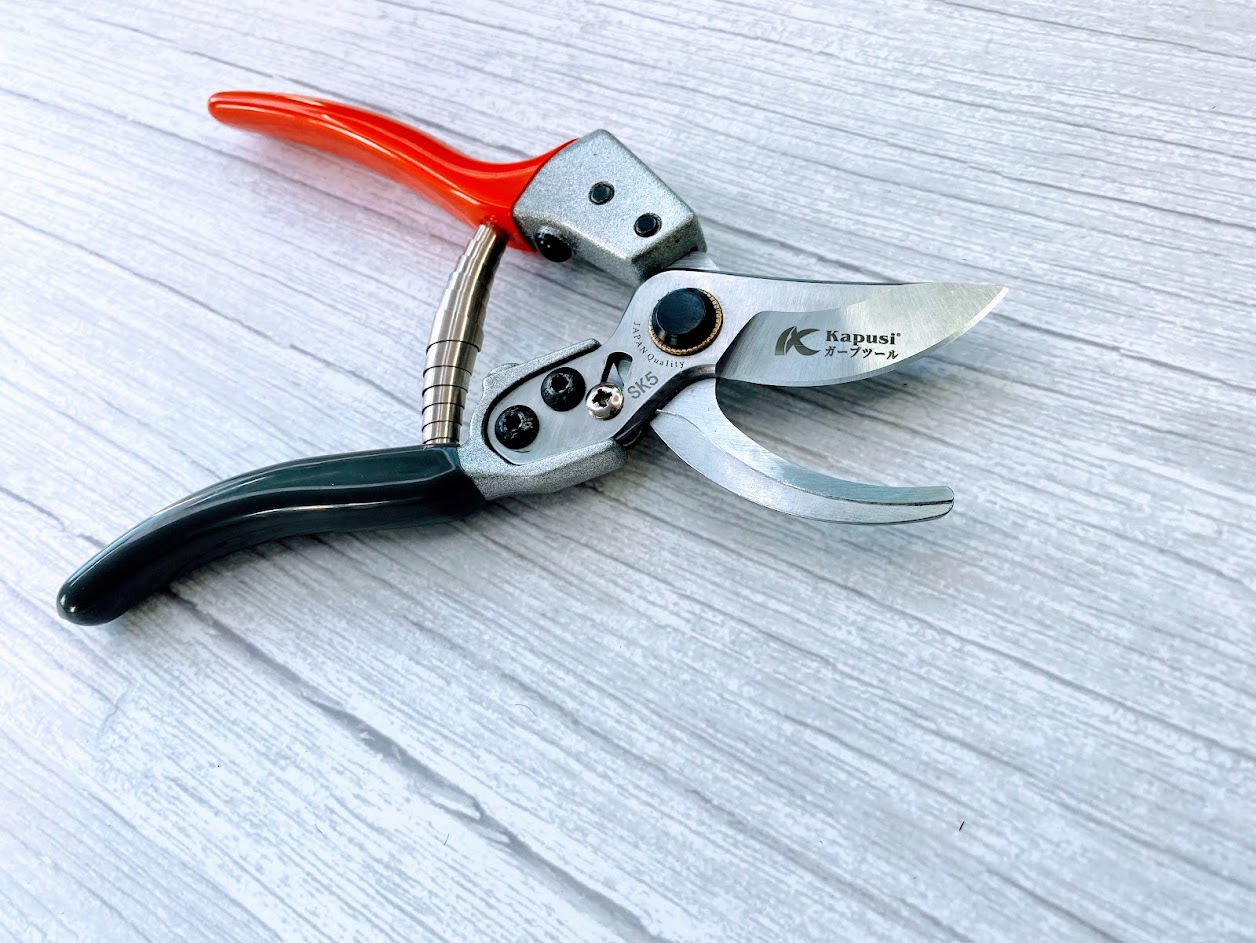 Kéo cắt cành cây cao cấp kapusi japan thép chuẩn sk5