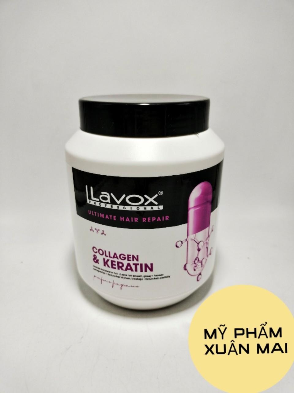 Lavox Collagen Hair Steaming, Oiling, and Conditioning Cream Jar