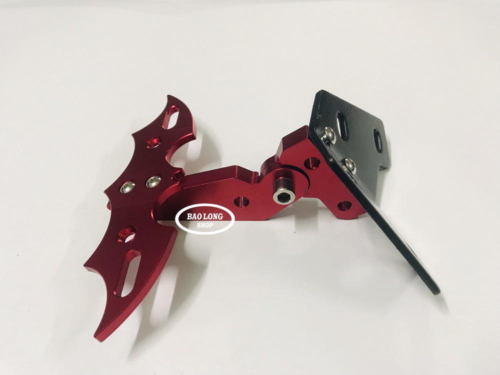 Pát biển số CNC gắn Exciter 150 (màu Đỏ)