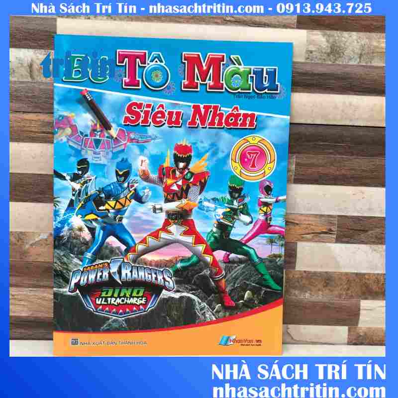 TÔ MÀU SIÊU NHÂN 8 CUỐN