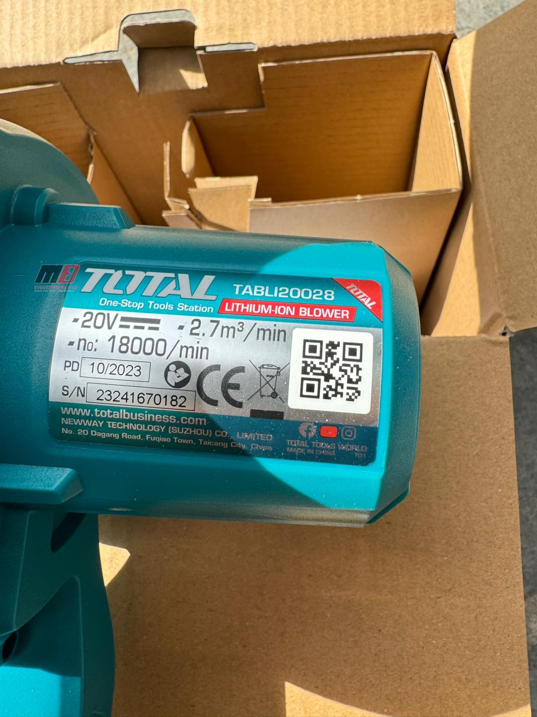 Máy Thổi Bụi Dùng Pin 20V Total / TABLI20028