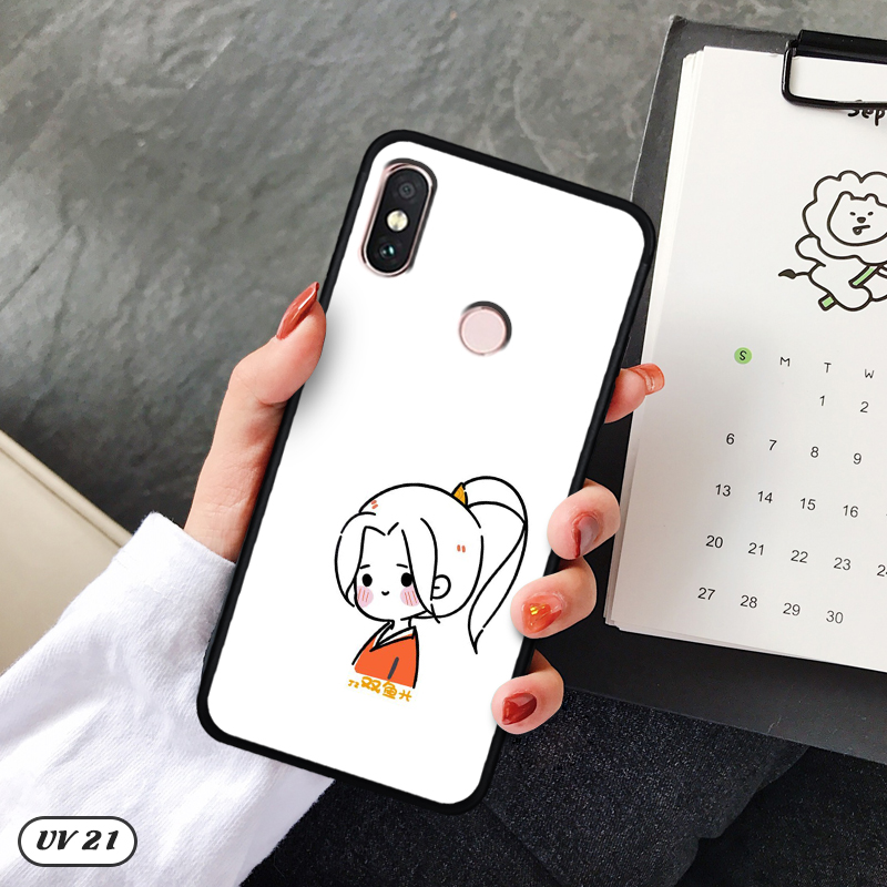 Ốp Xiaomi Redmi Note 5 Pro lưng nhám -ngộ nghĩnh