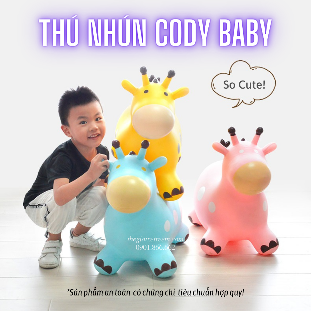 Thú nhún cho bé Cody Baby