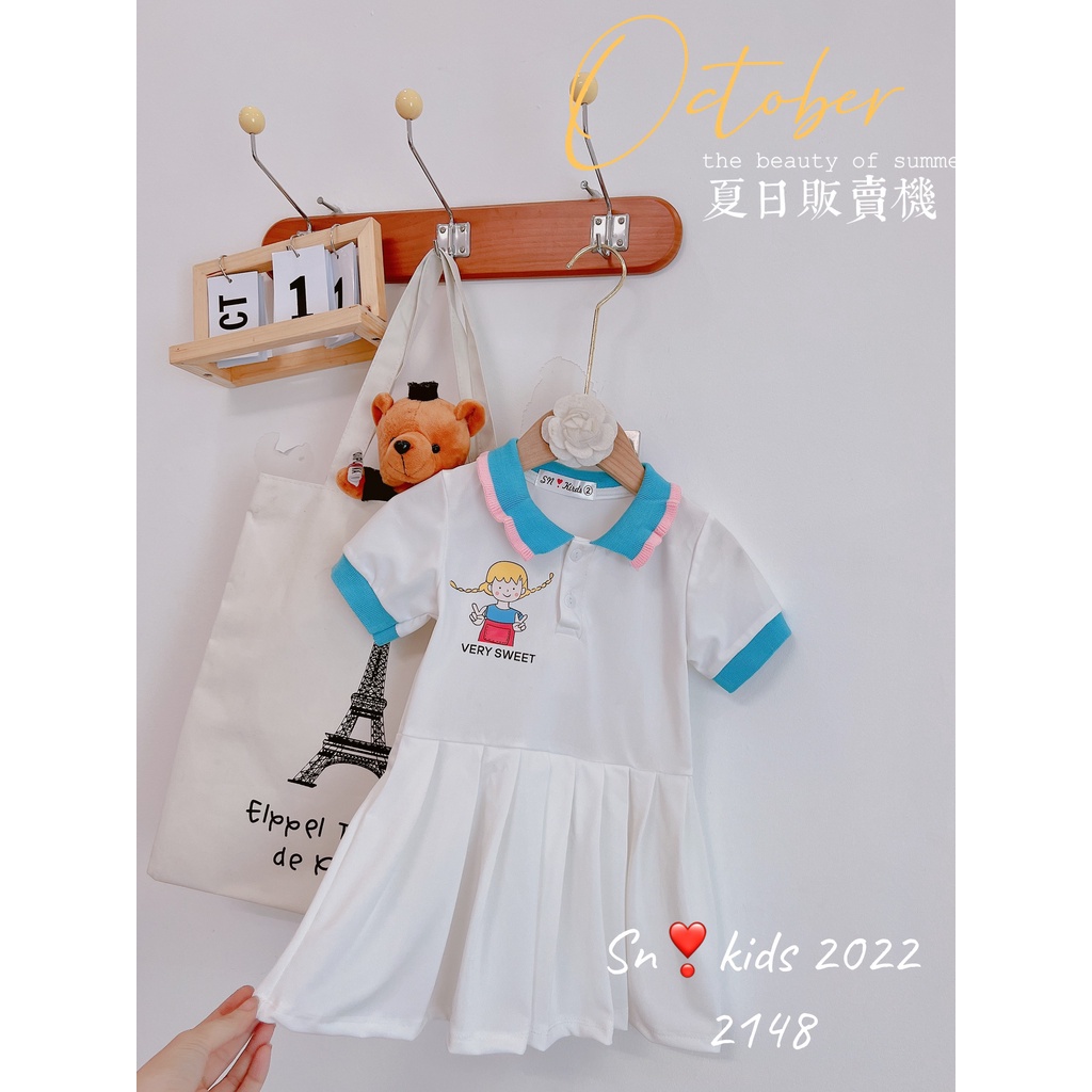 Sale váy polo bé gái xinh xắn