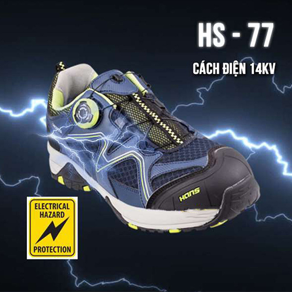 GIÀY BẢO HỘ CÁCH ĐIỆN HÀN QUỐC HANS HS-77-SF  (Zalo :0783155557 giảm giá )