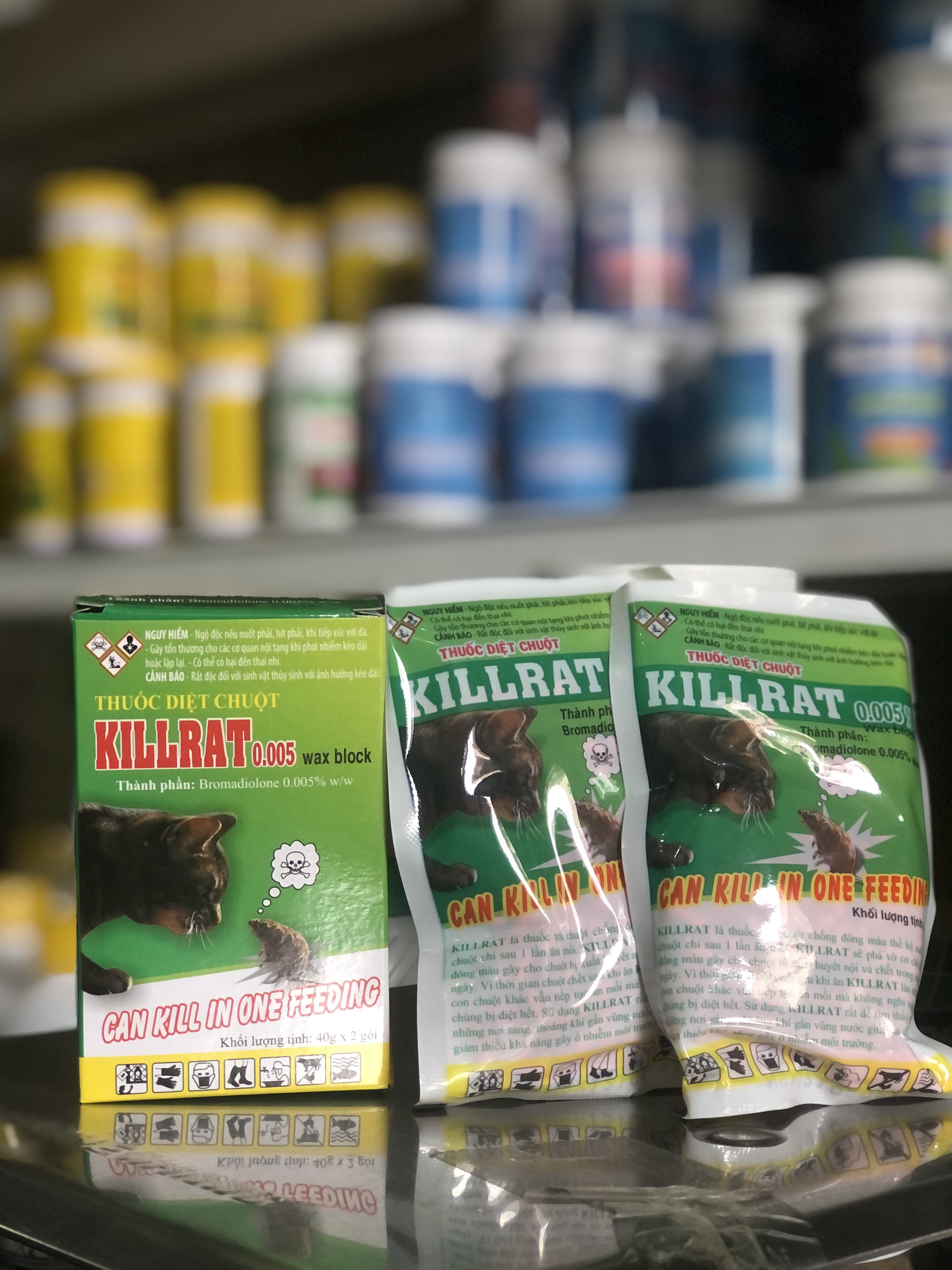 Thuốc diệt chuột Killrat - 50g - 2 gói