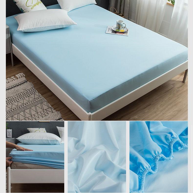 (Giá Tốt) Ga chống thấm 1.6mx2m, drap trải giường cao cấp không thấm nước đa dụng bảo vệ đệm, giá cực rẻ sốc tới nóc Giảm 50% full đơn ( Giao màu ngẫu nhiên )