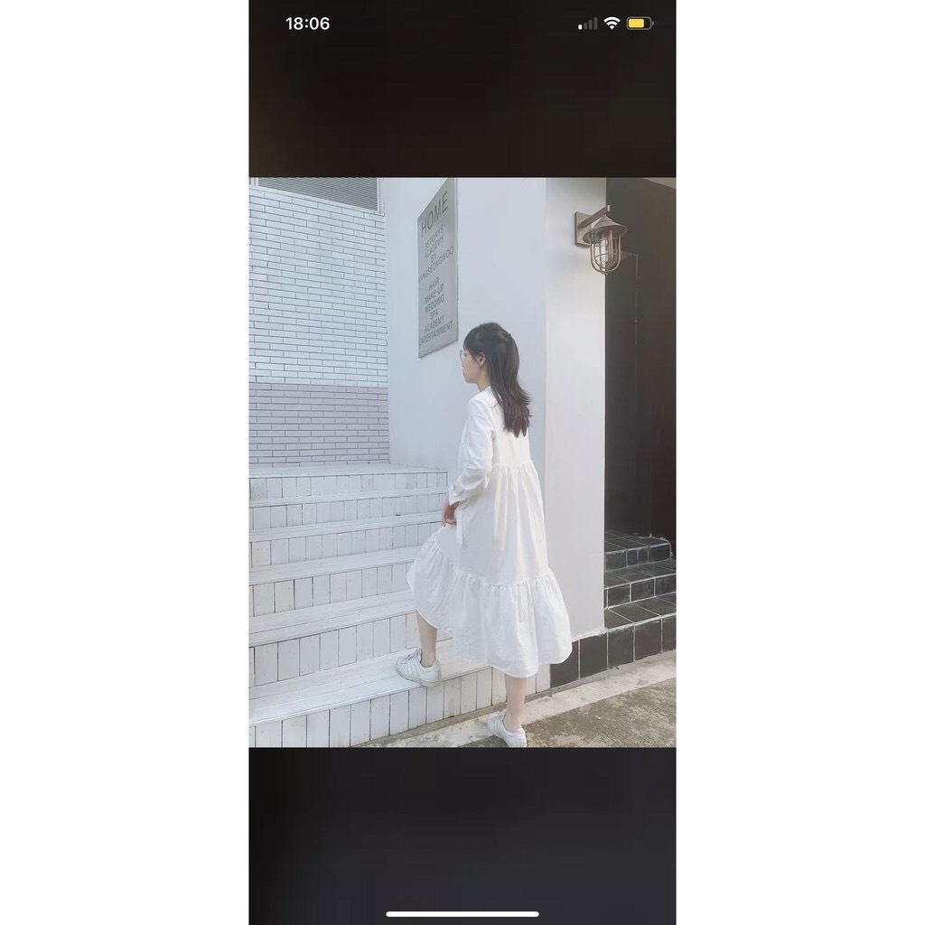 [FREESHIP + HOÀN TIỀN 50K] 🦋 Váy Nữ Tay Bồng Dáng Suông 2 Màu 🦋