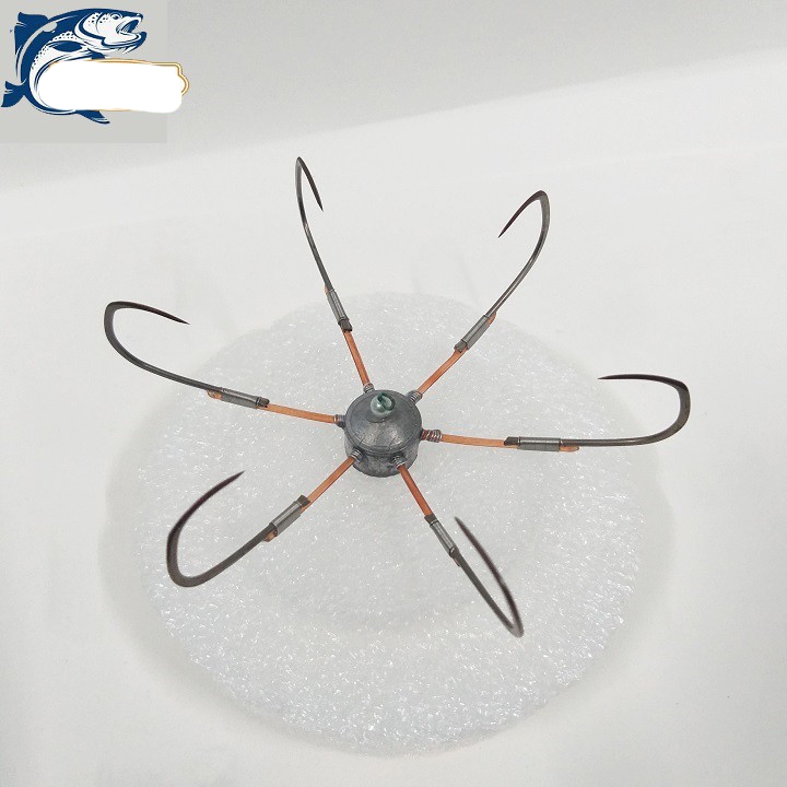 Lưỡi câu lục chân chì đúc siêu bền , siêu  đóng cá