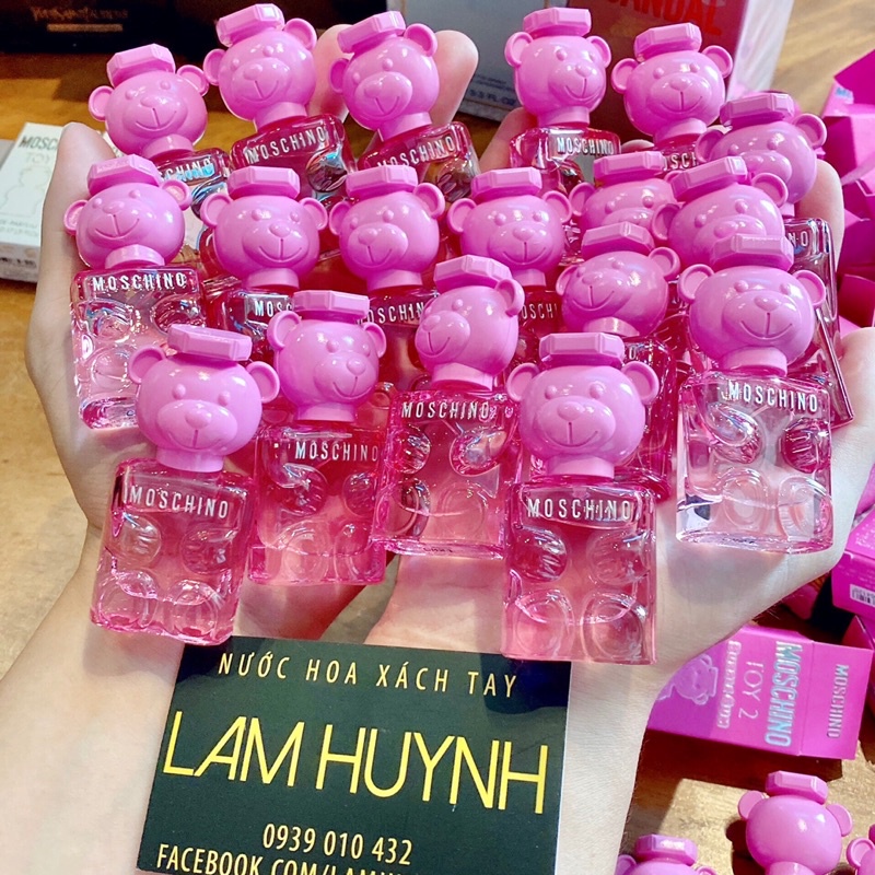 [ NEW 2021 ] Nước hoa mini MOSCHINO hồng TOY 2 BUBBLE GUM 5ml