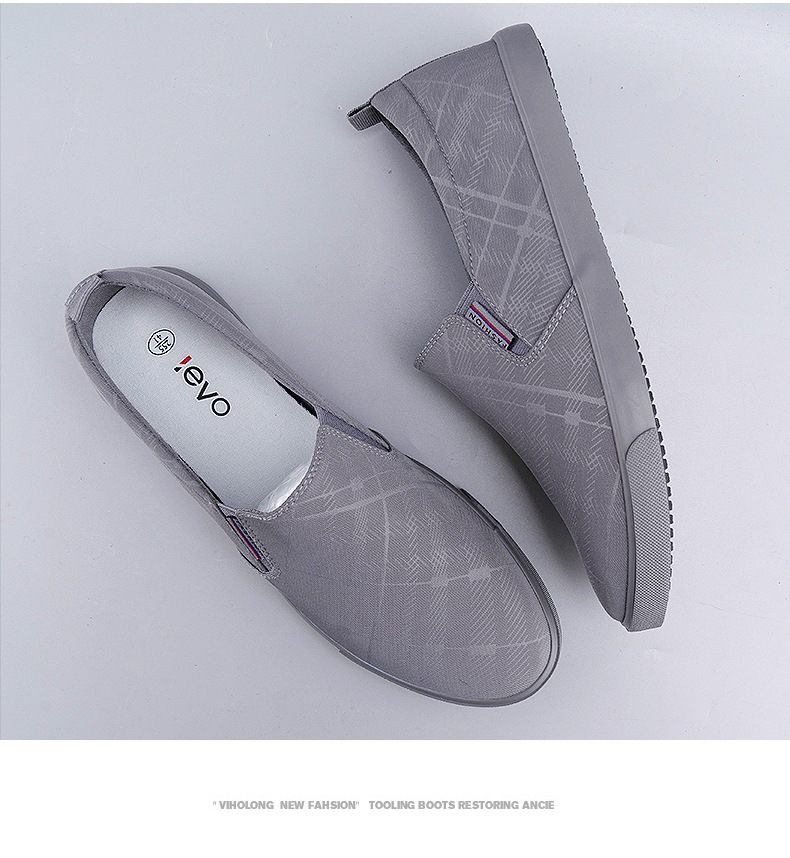 Giày lười nam - Slip on nam vải - A6206