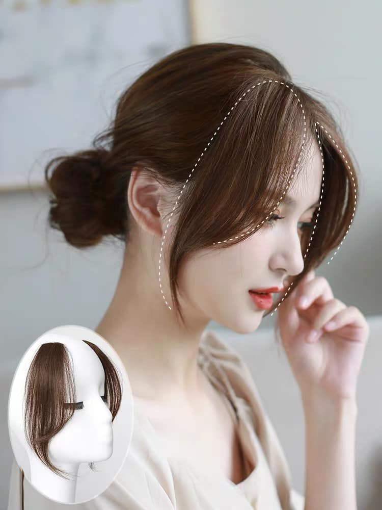 [ tóc tơ, hàng loại 1 ] tóc giả mái dài, tóc mái bay, mái bay tóc tơ