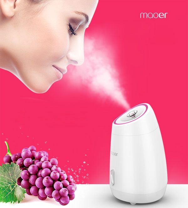 Máy xông hơi mặt thảo dược hoa quả