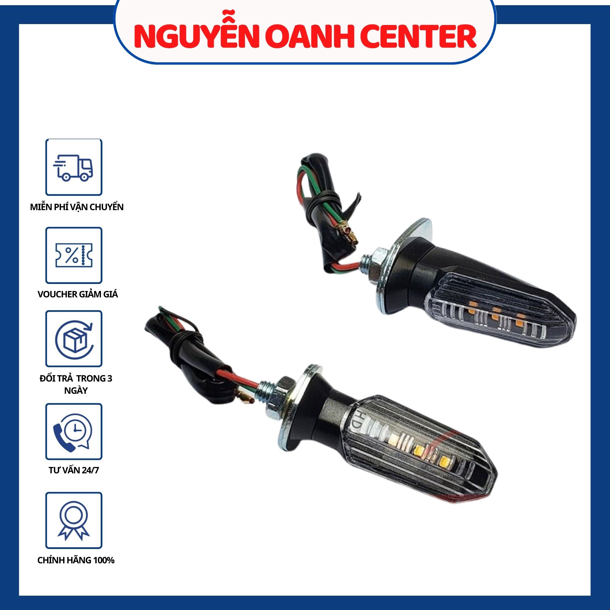 Đèn xi nhan K4-HiDu mini cho tất cả các dòng xe máy
