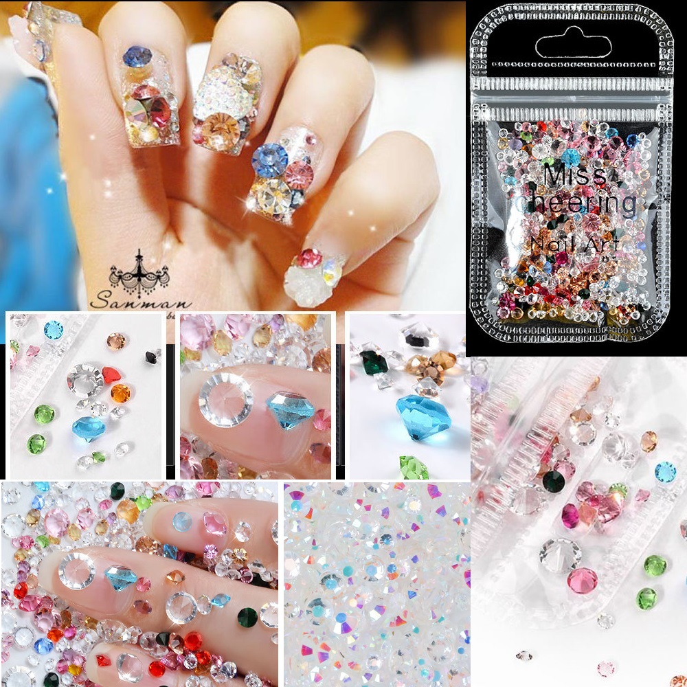 Đá Trang Trí Nail Size Nhỏ, Đá Gắn Móng