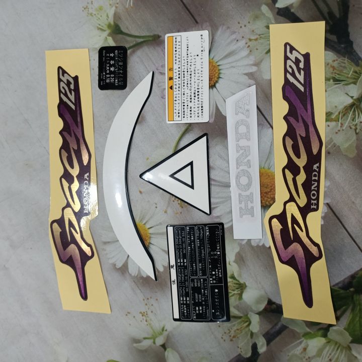 Bộ tem xe máy SPACY 125 ( tem SPACY - THÔNG SỐ )