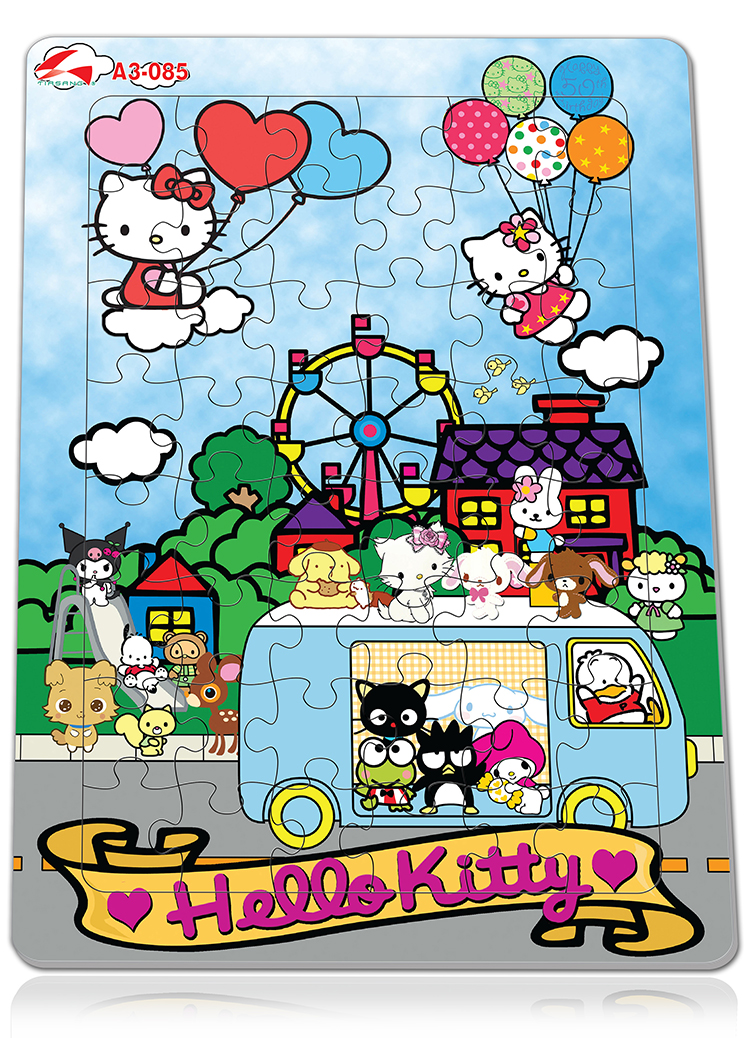 Tranh xếp hình 48 mảnh - a3-085 hello kitty