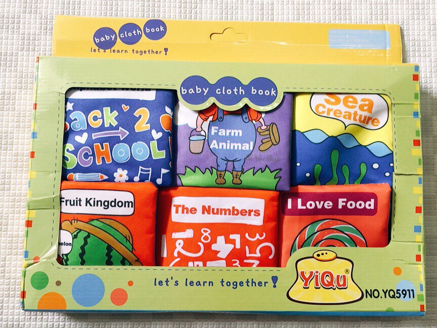 Set 6 quyển sách vải cho bé sơ sinh
