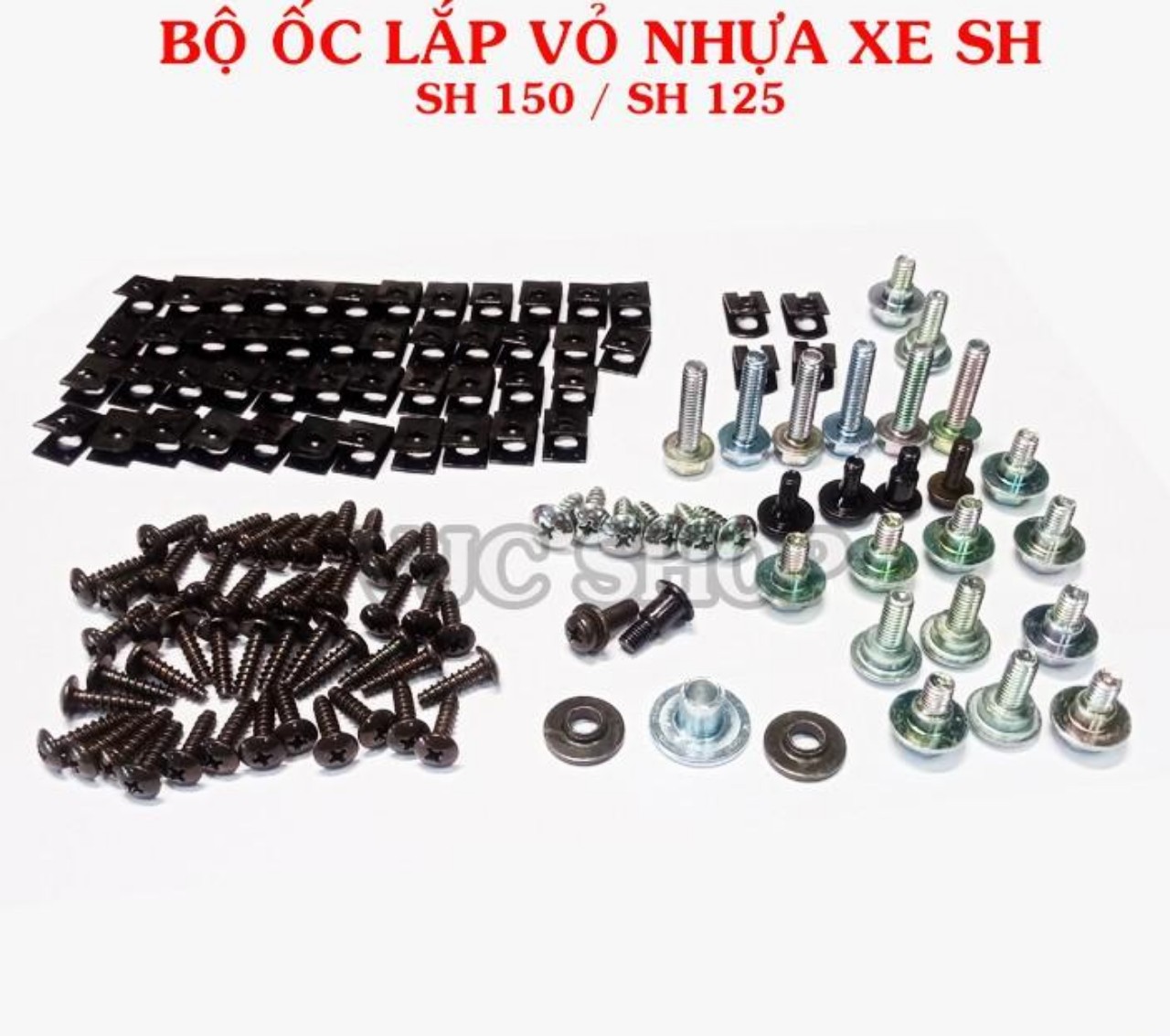 BỘ ỐC DÀN ÁO XE SH, SH 150/SH 125
