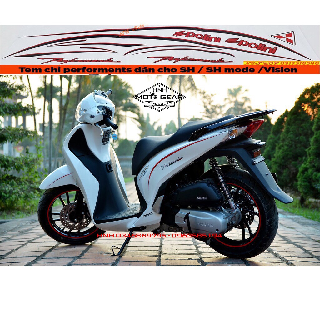 Tem chỉ decal performace cho sh, sh mode, vision