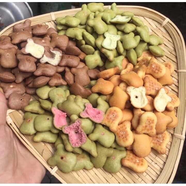 Bánh gấu Mix 3 vị 500g hủ pet